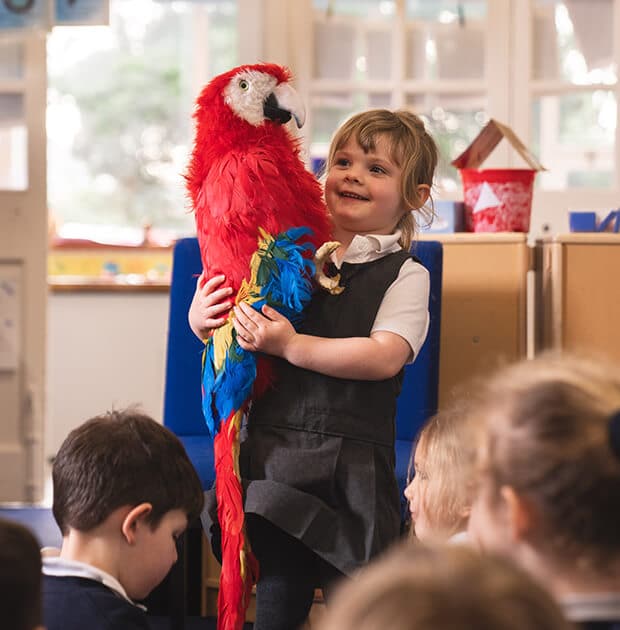 Polly-want-a-cracker polaroid